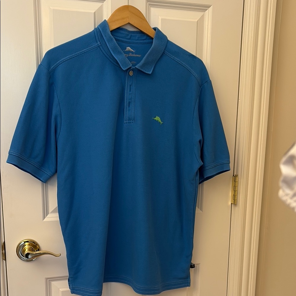 Tommy Bahama Men's Blue Polo Shirt